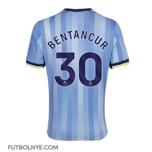 Camiseta Tottenham Hotspur Rodrigo Bentancur #30 Visitante Equipación 2024-25 manga corta